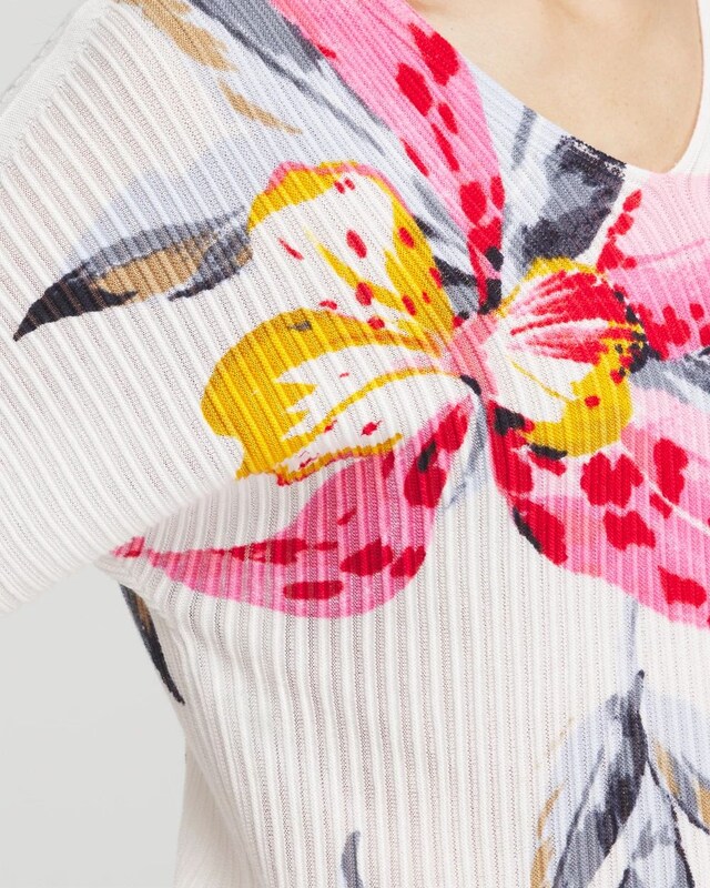 Floral Print Dolman Pullover - image 4